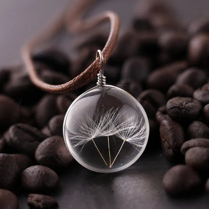 Natural Dandelion Cabochon